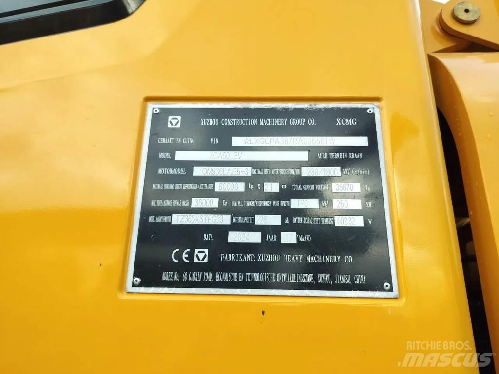 XCMG XCA60_EV رافعات صالحة لكل أنواع الطرق