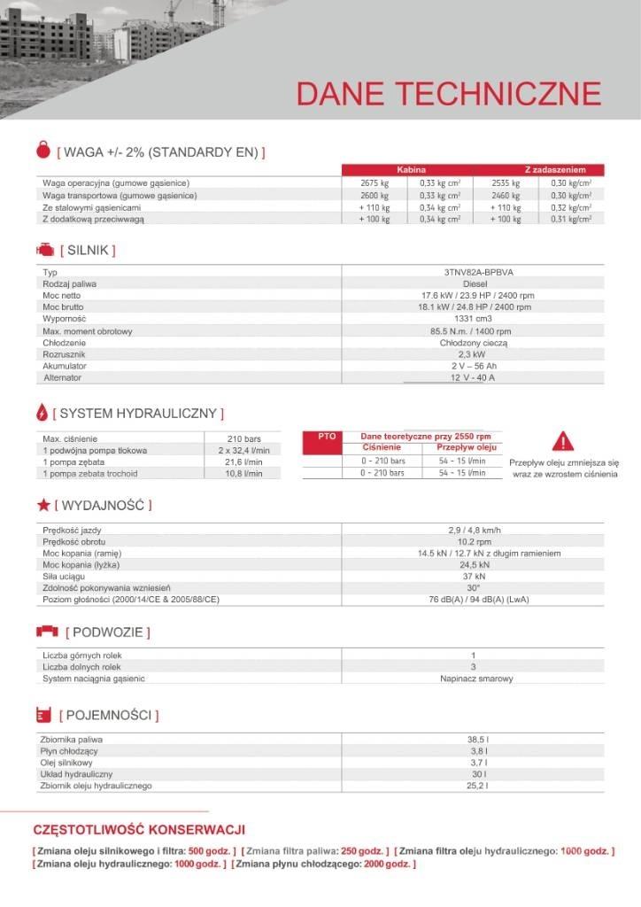 Yanmar SV26 حفارات صغيرة أقل من 7 طن (حفارات صغيرة)