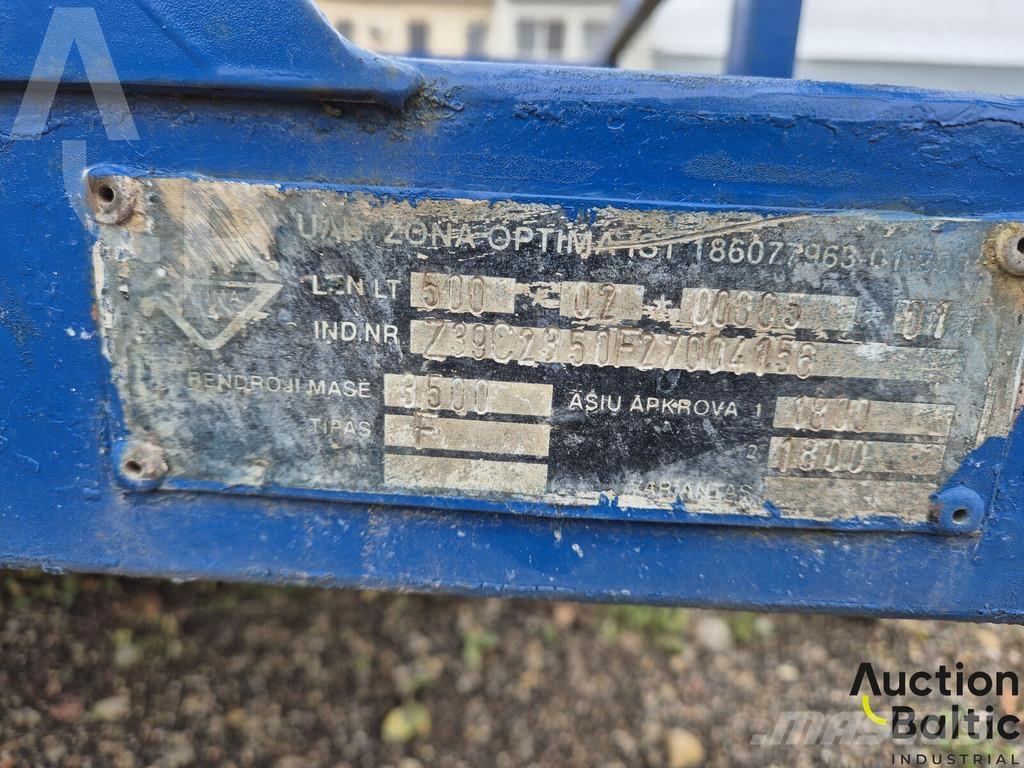  Bazaltas 3 نصف مقطورات بباب جانبي