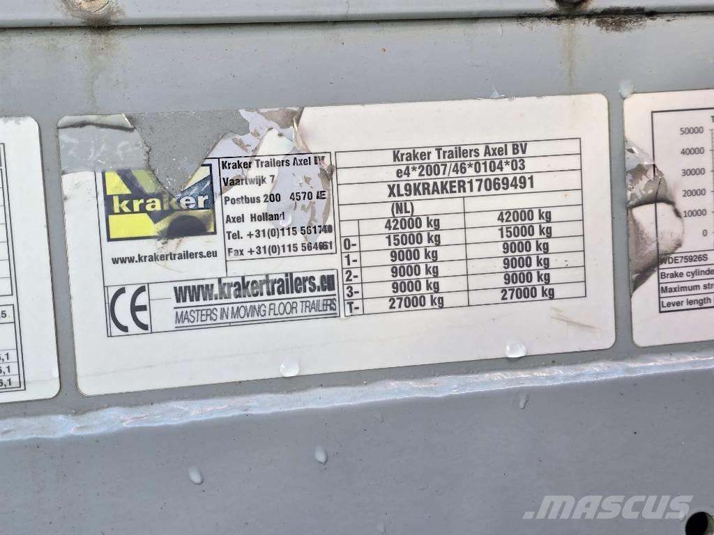 Kraker CF-200 أنصاف المقطورات ذات سطح متحرك
