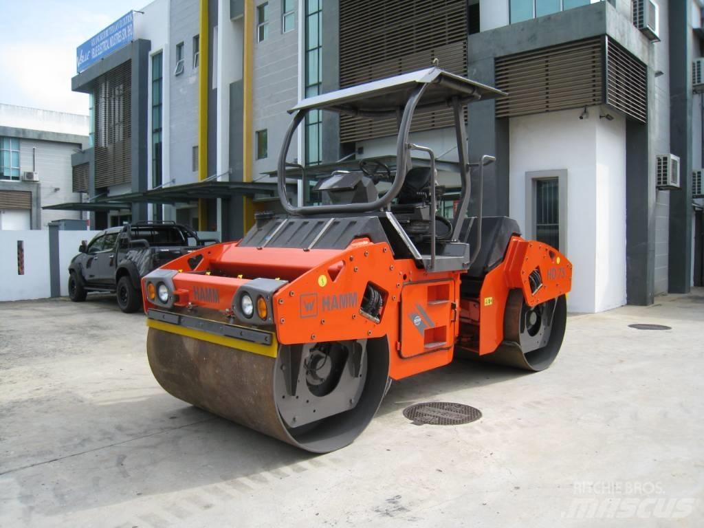Hamm HD 75 مداحل ثنائية الاسطوانة