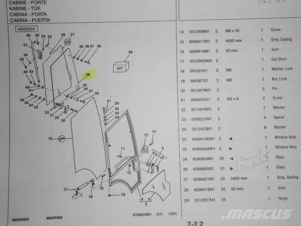 Fermec 860 كابينة والداخلية