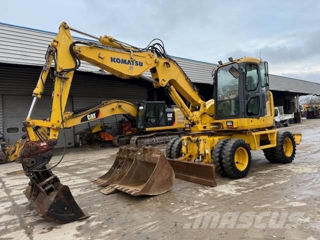 Komatsu PW 118 MR-8 حفارات بعجل
