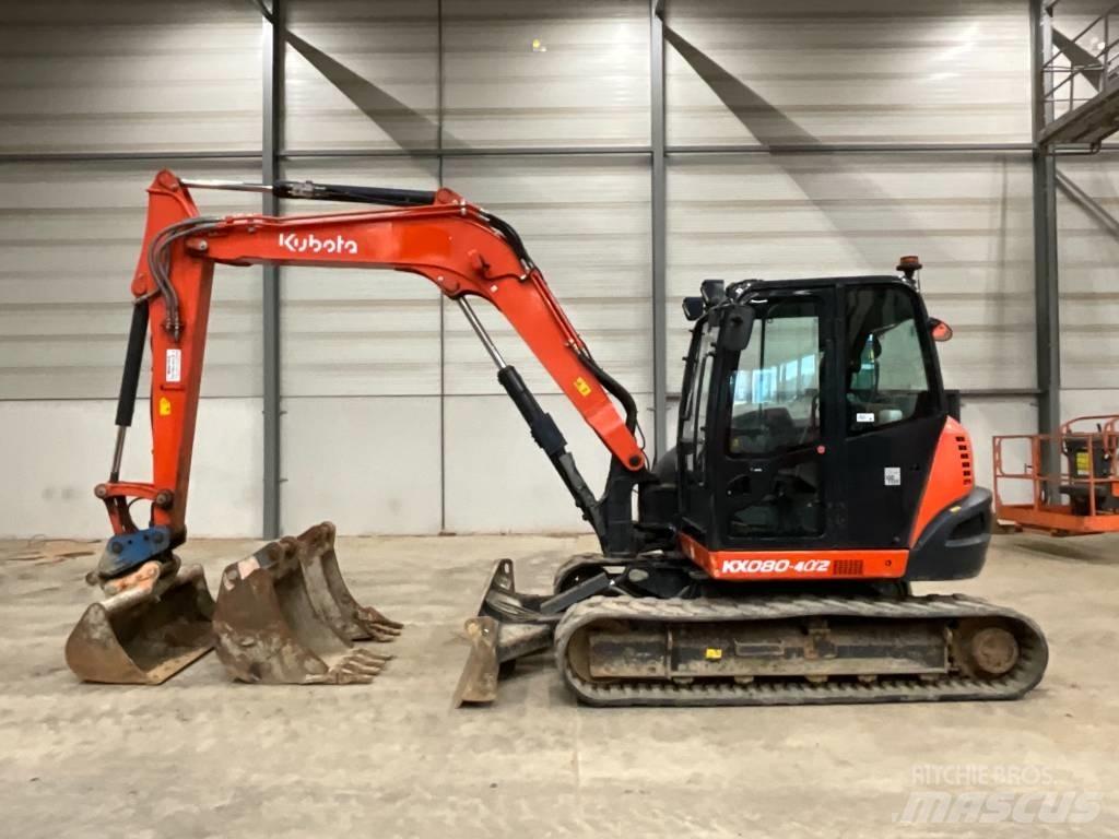 Kubota KX 080-4 A 2 حفارات وسط 7 طن - 12 طن