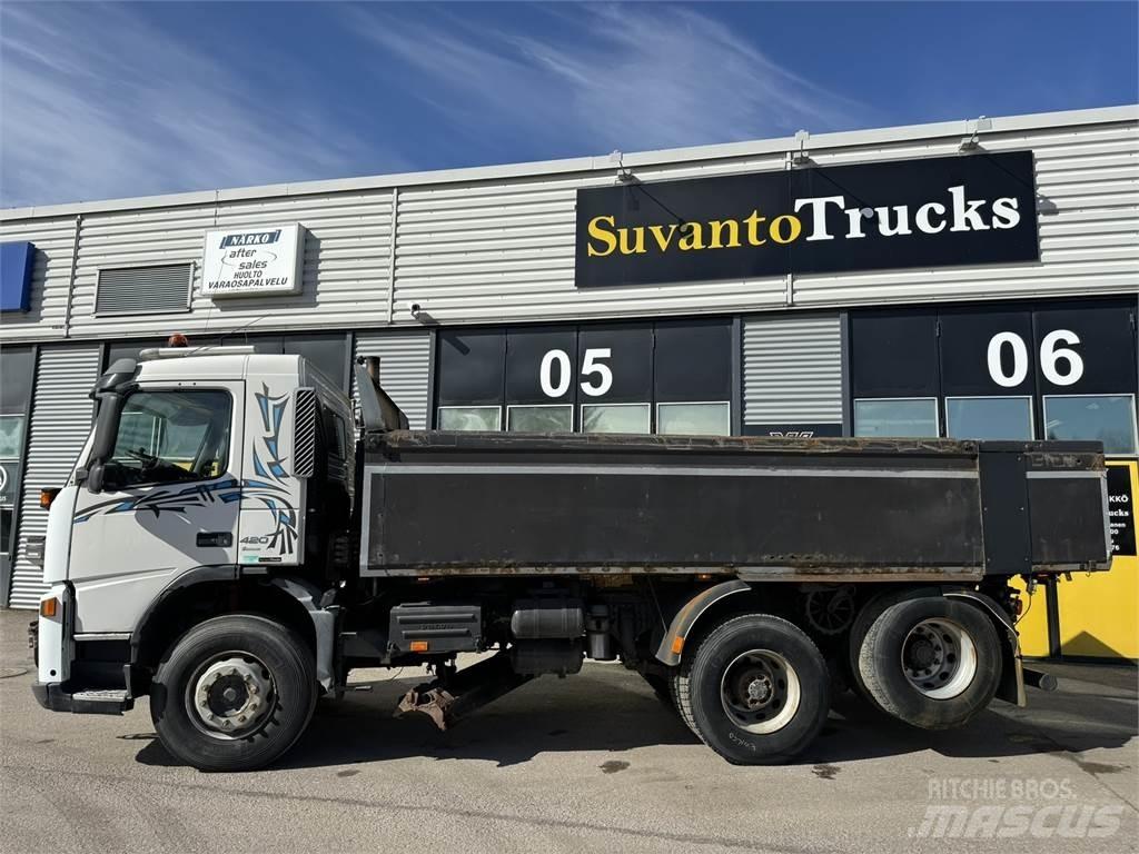 Volvo FM12-420 6X2 شاحنات قلابة