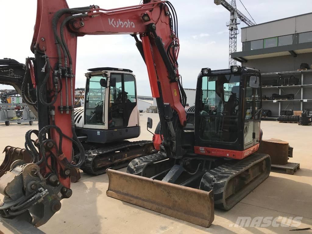 Kubota KX 080-4 حفارات وسط 7 طن - 12 طن
