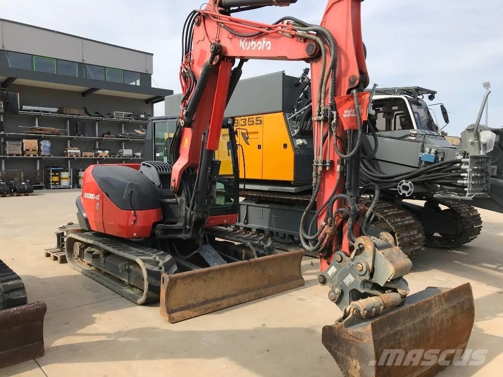 Kubota KX 080-4 حفارات وسط 7 طن - 12 طن