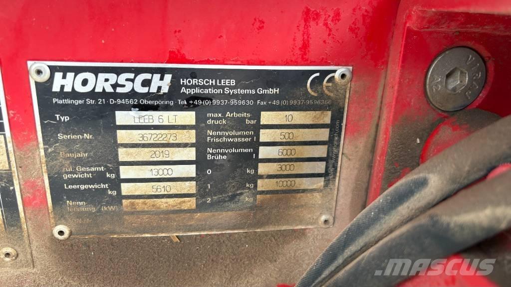 Horsch Leeb 6 LT الرشاشات