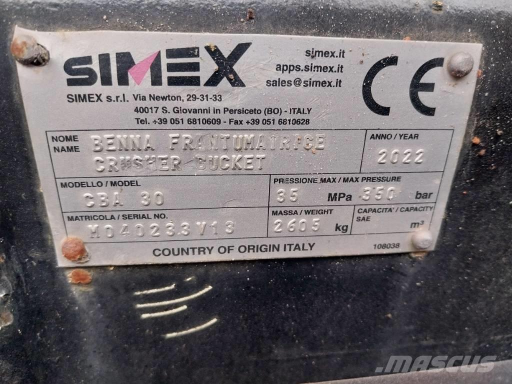 Simex CBA 30 مكونات أخرى