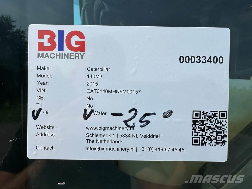 CAT 140M3 معدات تمهيد الطرق
