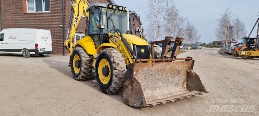 New Holland B 115 C لوادر ذات جرافات عكسية