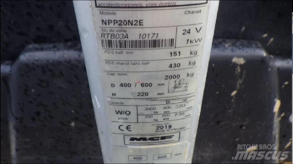 CAT NPP 20 N2E معدات الرفع منخفض المستوى