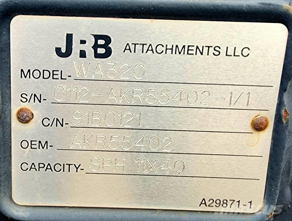 JRB Snow Plow WA320 مكونات أخرى