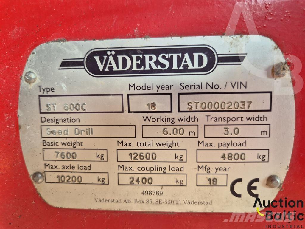 Väderstad ST 600C مثاقيب مدمجة