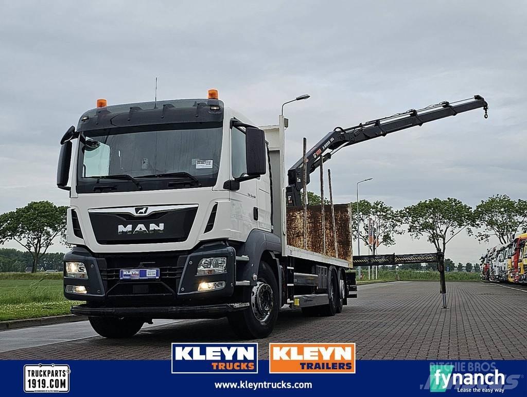 MAN 26.460 TGS شاحنات مسطحة/مفصلية الجوانب