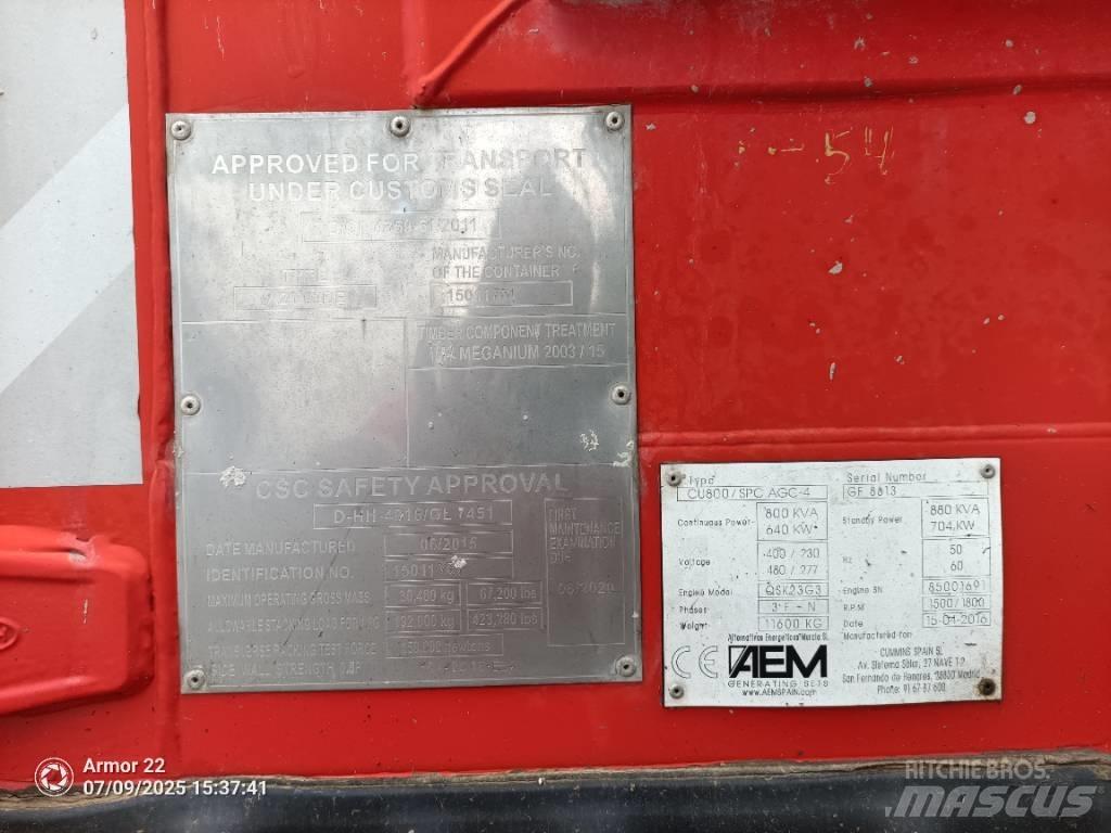  AEM CU800-SPC مولدات ديزل