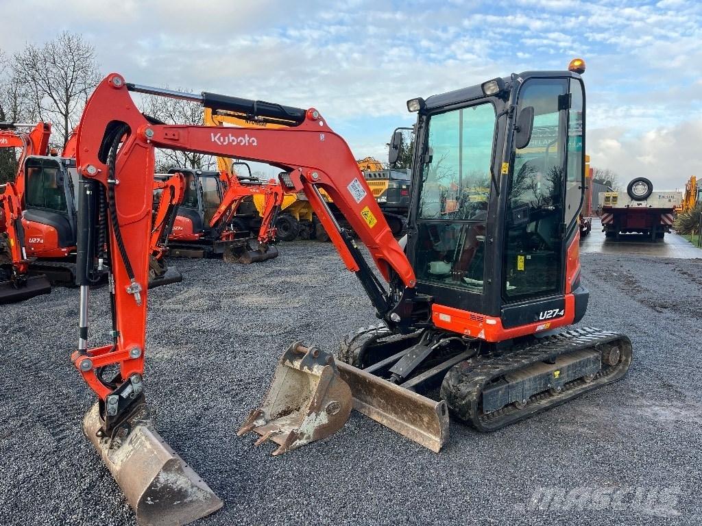 Kubota U 27-4 حفارات صغيرة أقل من 7 طن (حفارات صغيرة)