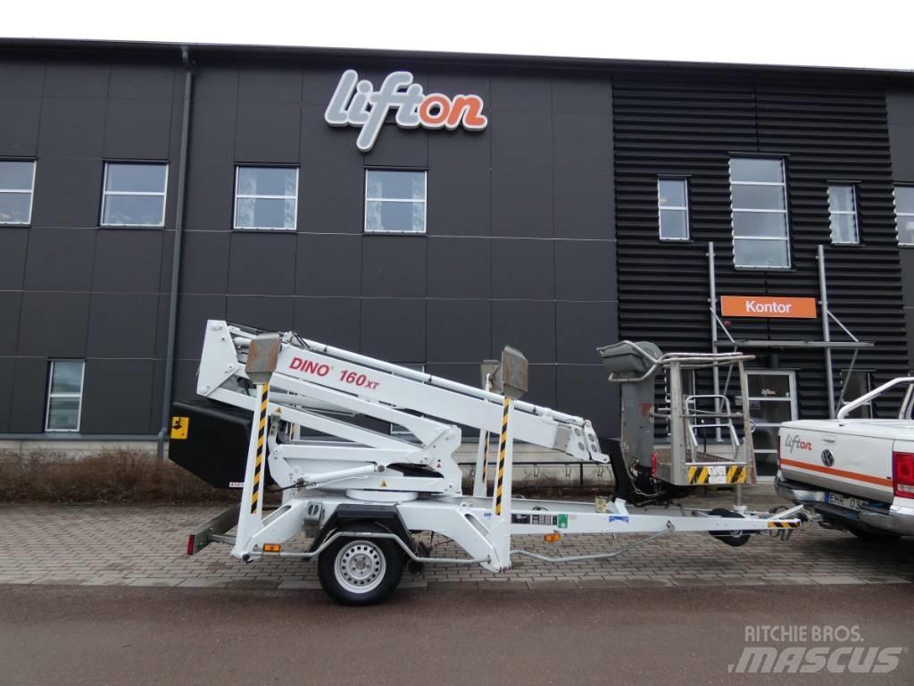 Dino 160 XT Skylift المنصات الهوائية المثبتة على مقطورة