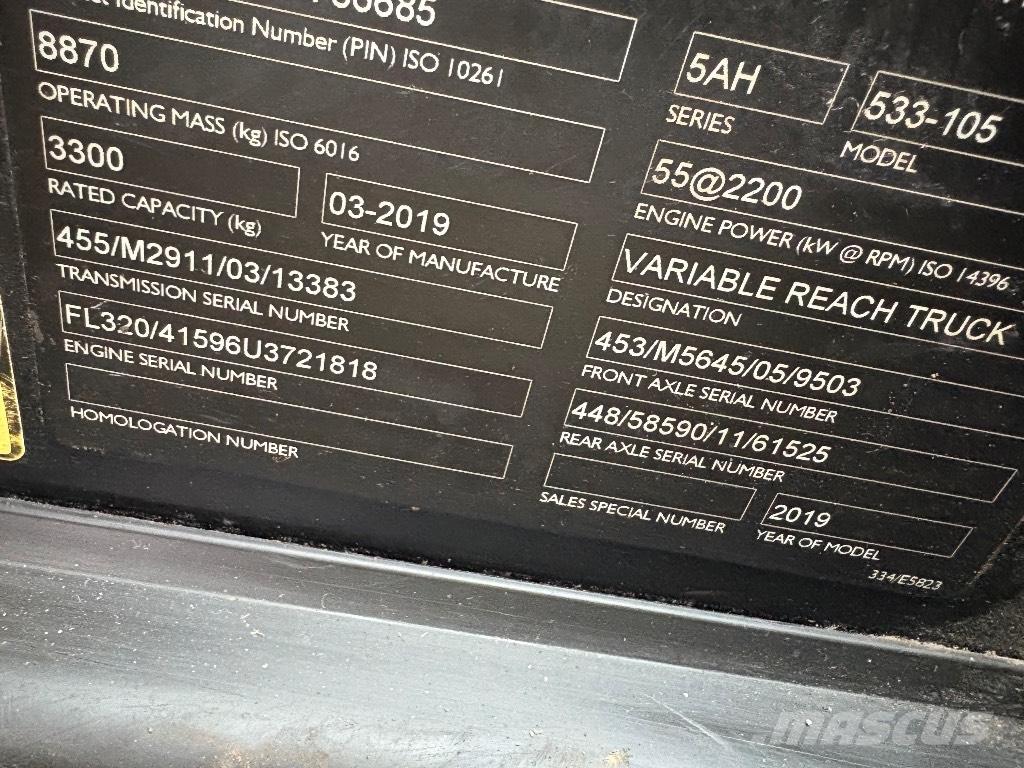 JCB 533-105 مناولات متداخلة