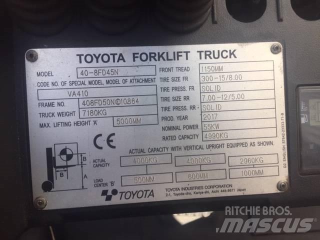 Toyota 40-8FD45N شاحنات الديزل