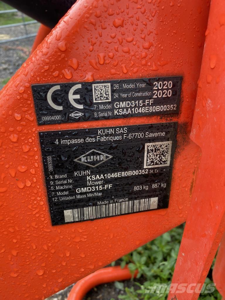 Kuhn GMD315FF جزازات