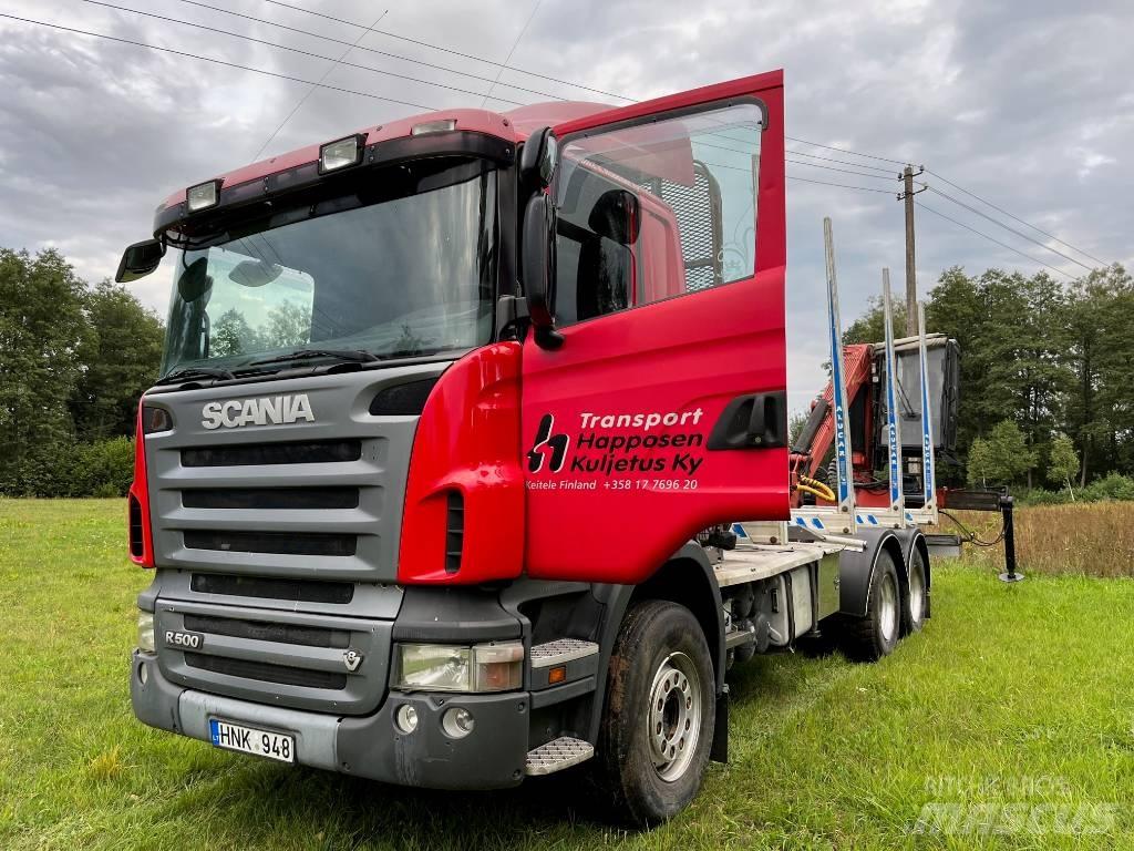 Scania R 500 شاحنات أشجار