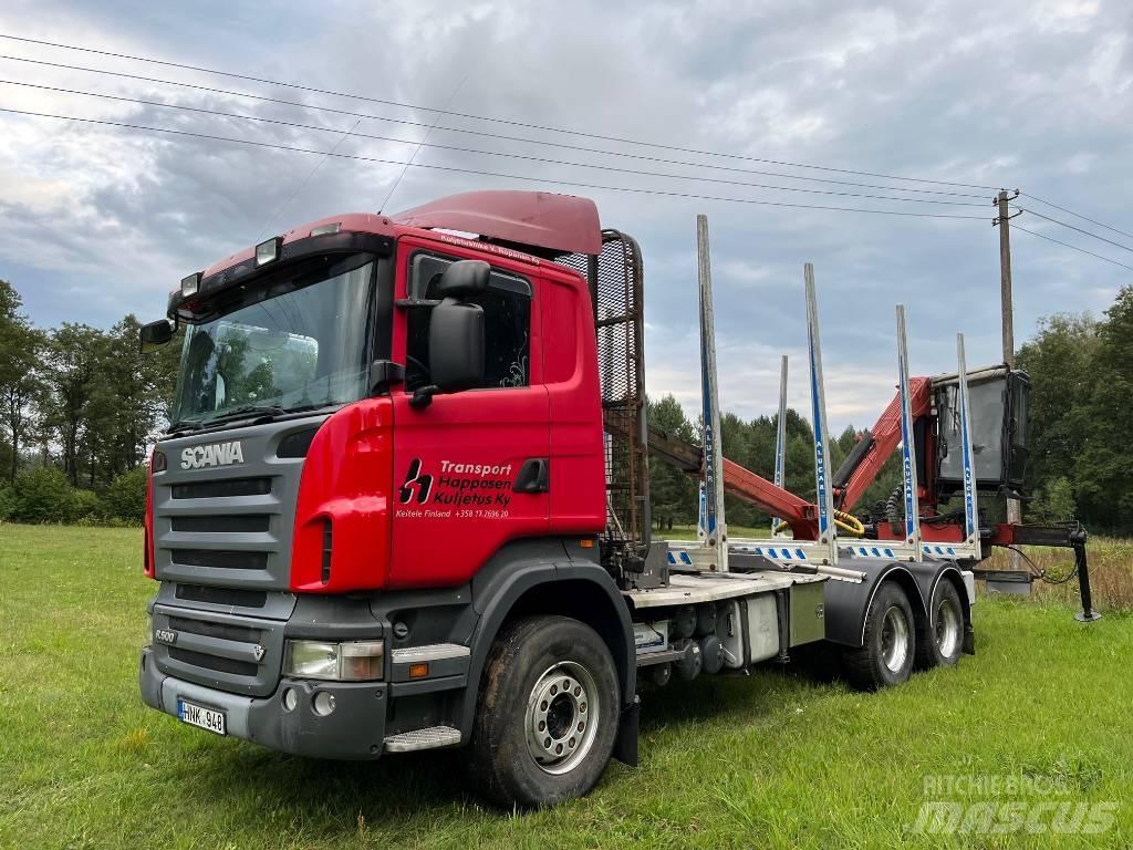 Scania R 500 شاحنات أشجار