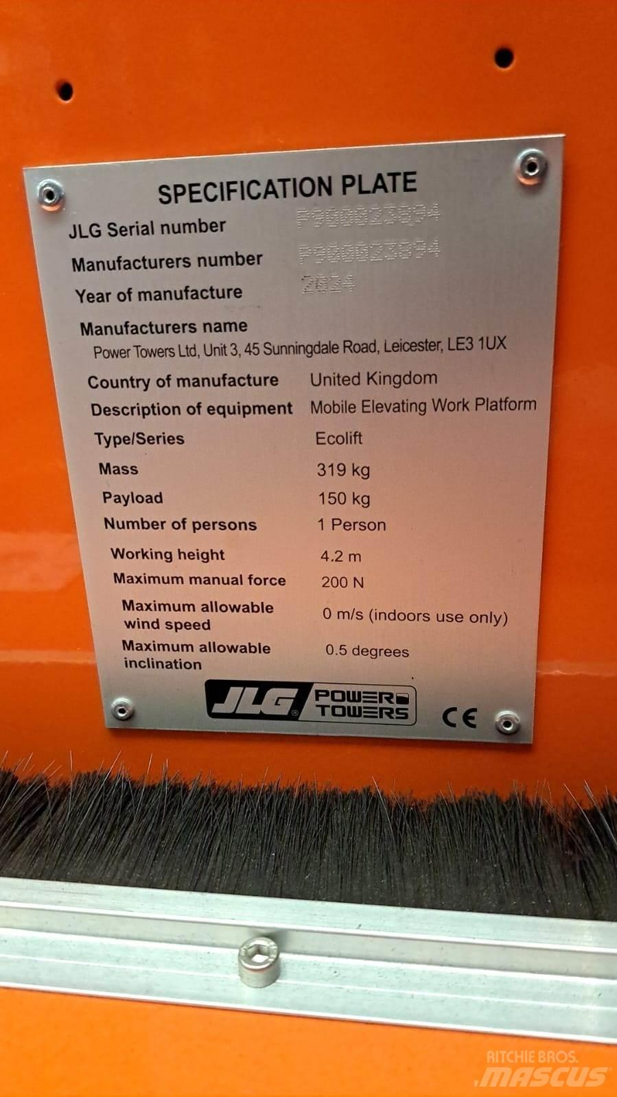 JLG Ecolift2.2 رافعات ومنصات أخرى