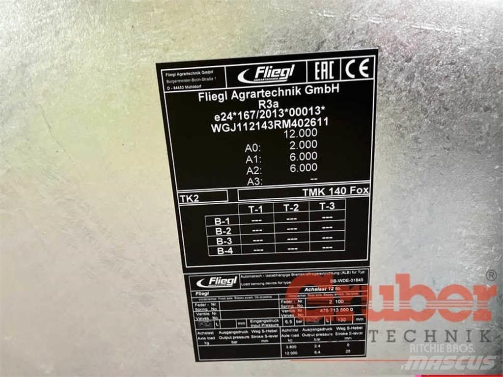 Fliegl TMK 140 Fox مقطورات قلابة