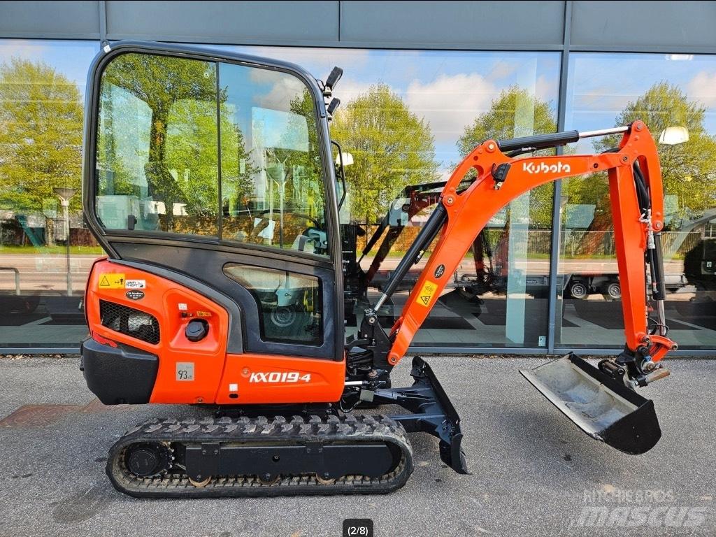 Kubota KX 019-4 حفارات صغيرة أقل من 7 طن (حفارات صغيرة)