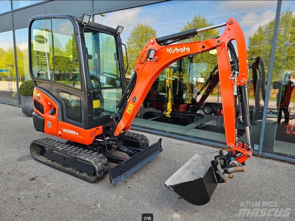 Kubota KX 019-4 حفارات صغيرة أقل من 7 طن (حفارات صغيرة)