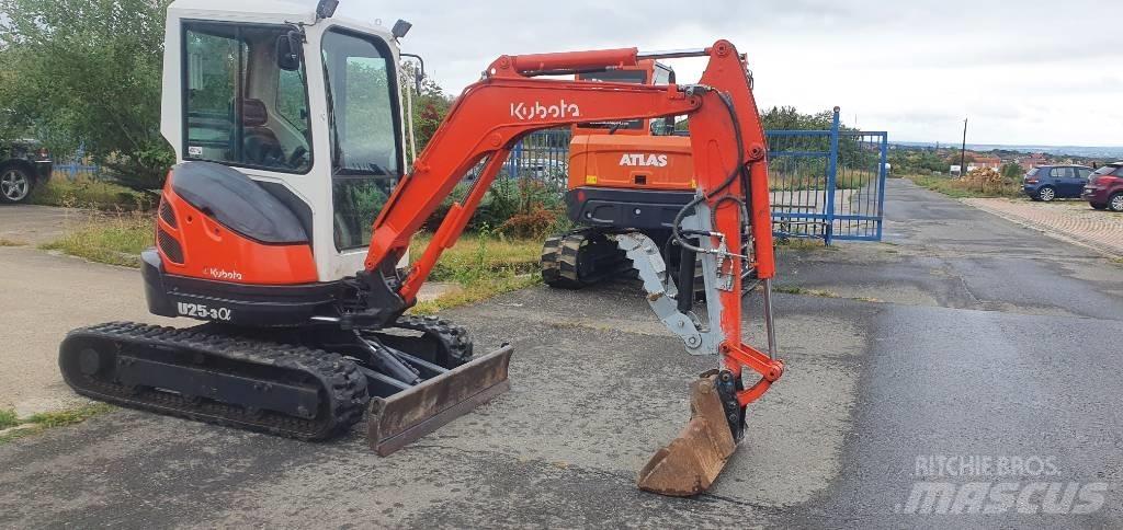 Kubota U 25-3 حفارات صغيرة أقل من 7 طن (حفارات صغيرة)