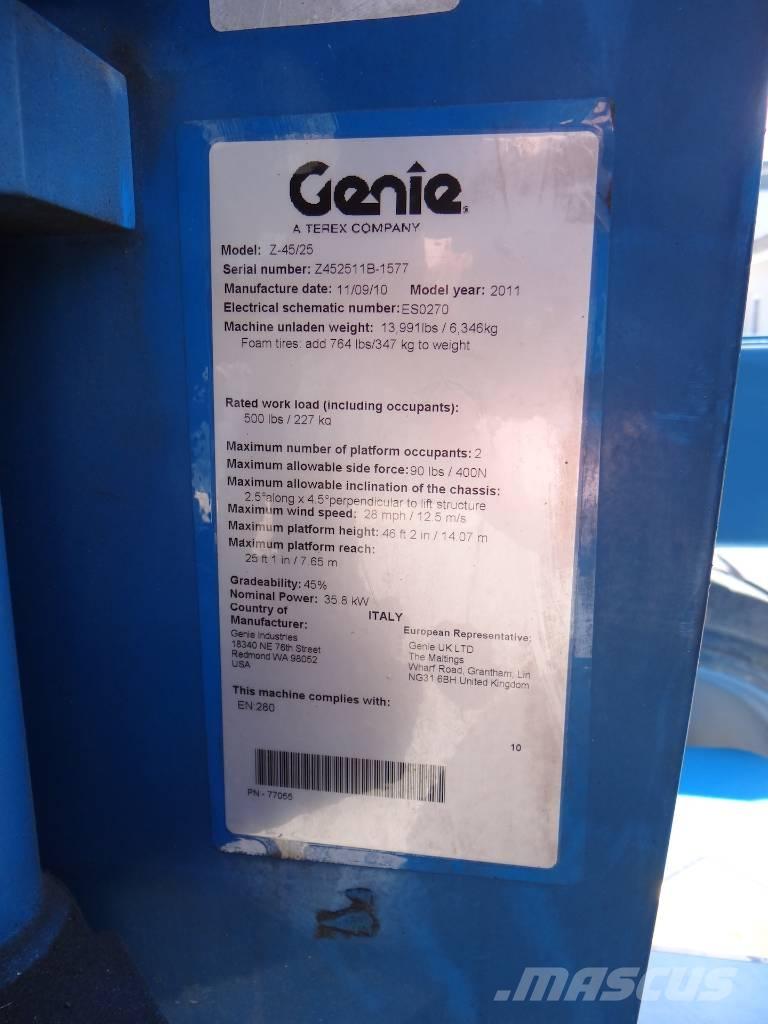 Genie Z 45/25 J RT رافعات سلة مفصلية