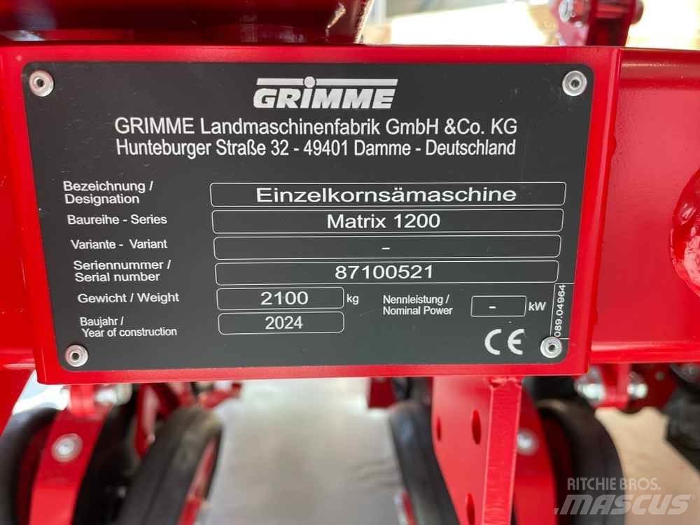 Grimme MATRIX 1200 ماكينات زراعية أخرى