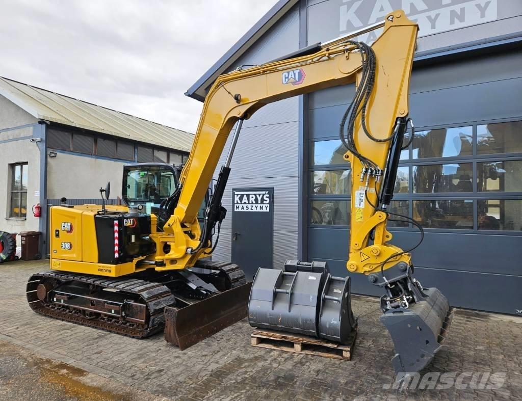 CAT 308 CR حفارات وسط 7 طن - 12 طن