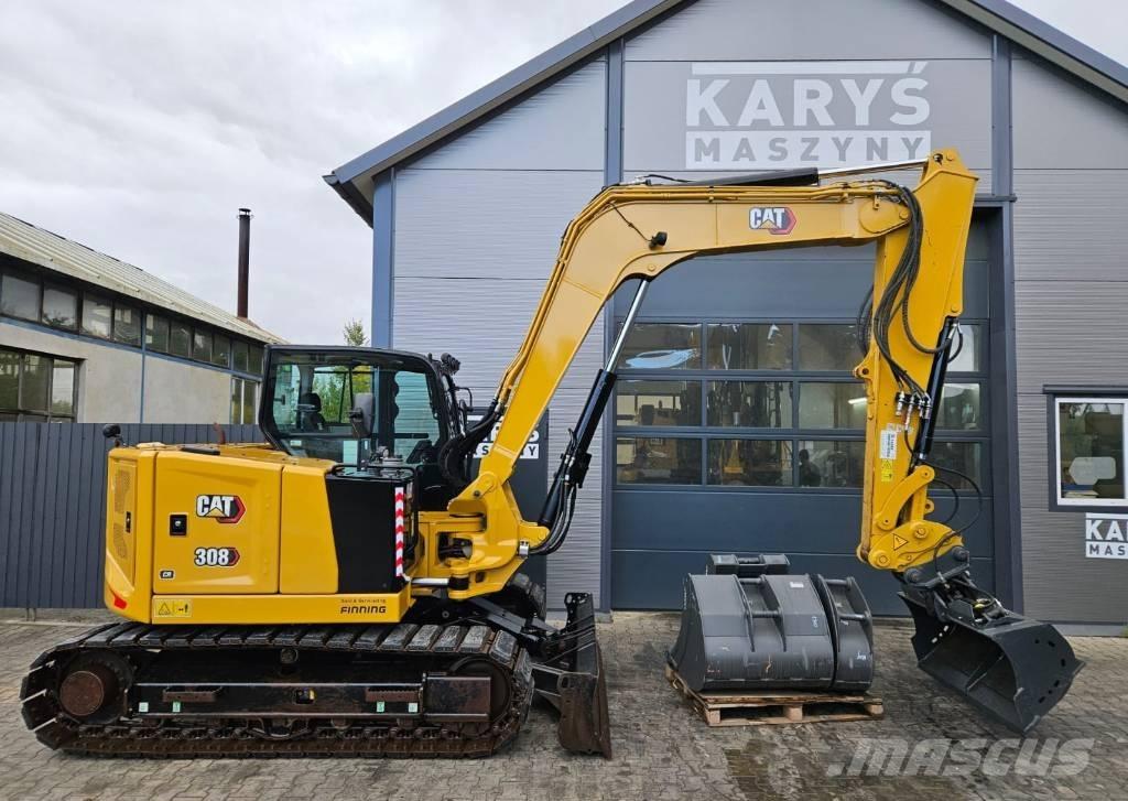 CAT 308 CR حفارات وسط 7 طن - 12 طن