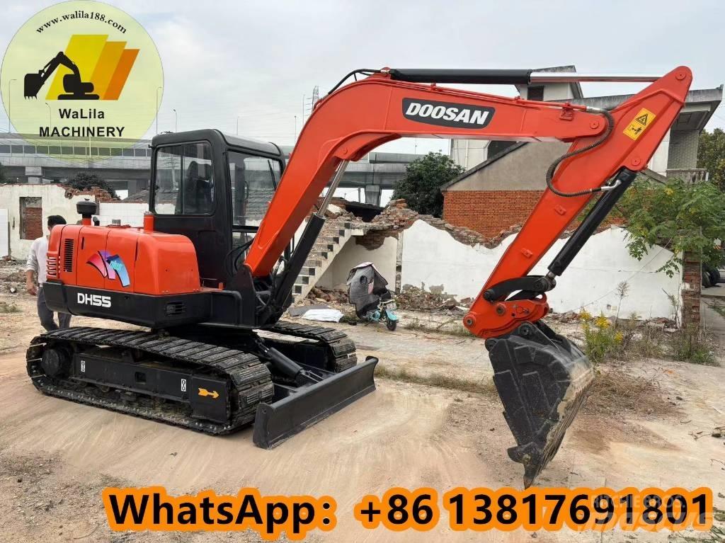 Doosan DH 55 حفارات صغيرة أقل من 7 طن (حفارات صغيرة)