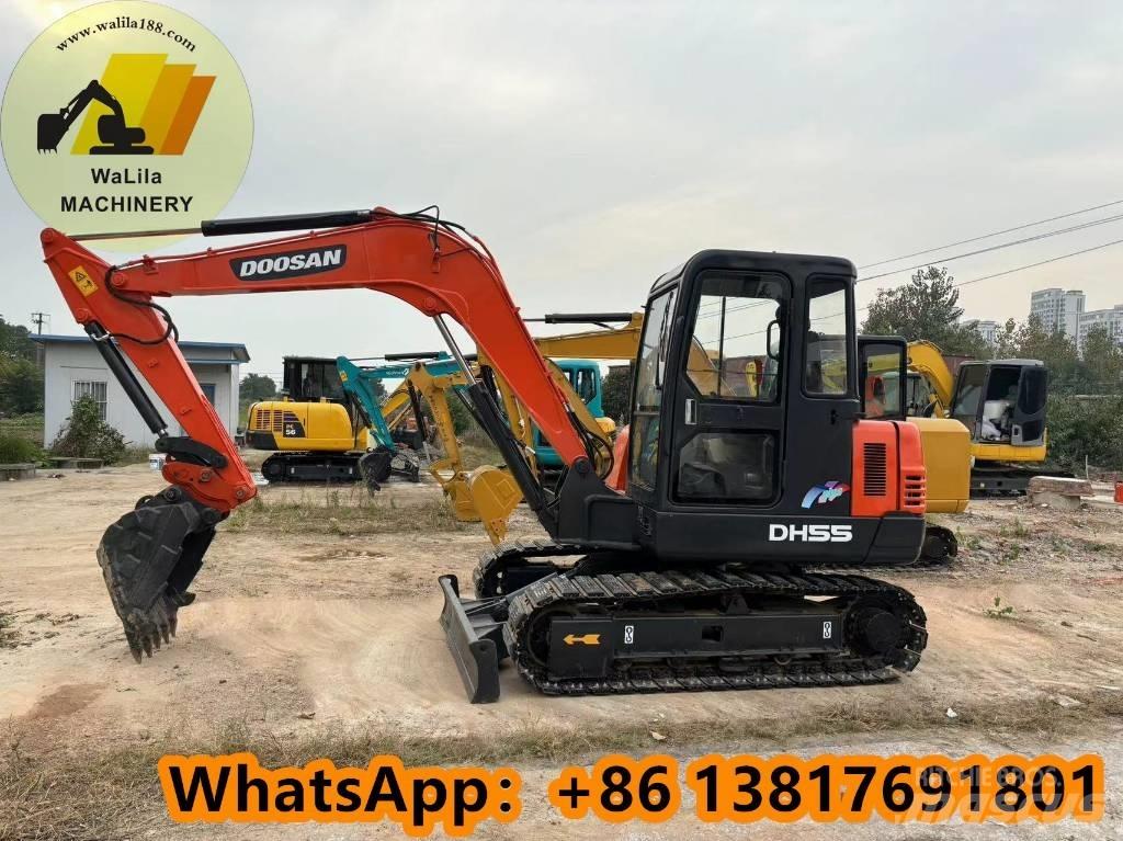 Doosan DH 55 حفارات صغيرة أقل من 7 طن (حفارات صغيرة)