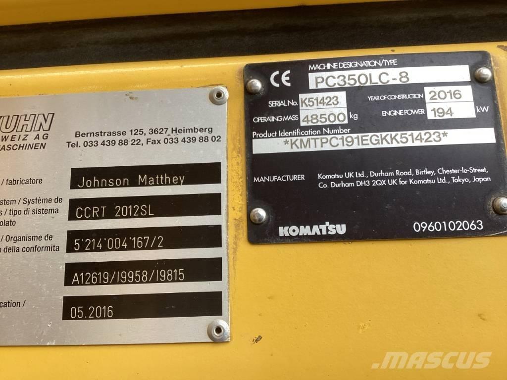 Komatsu PC 350 LC-8 حفارات هدم