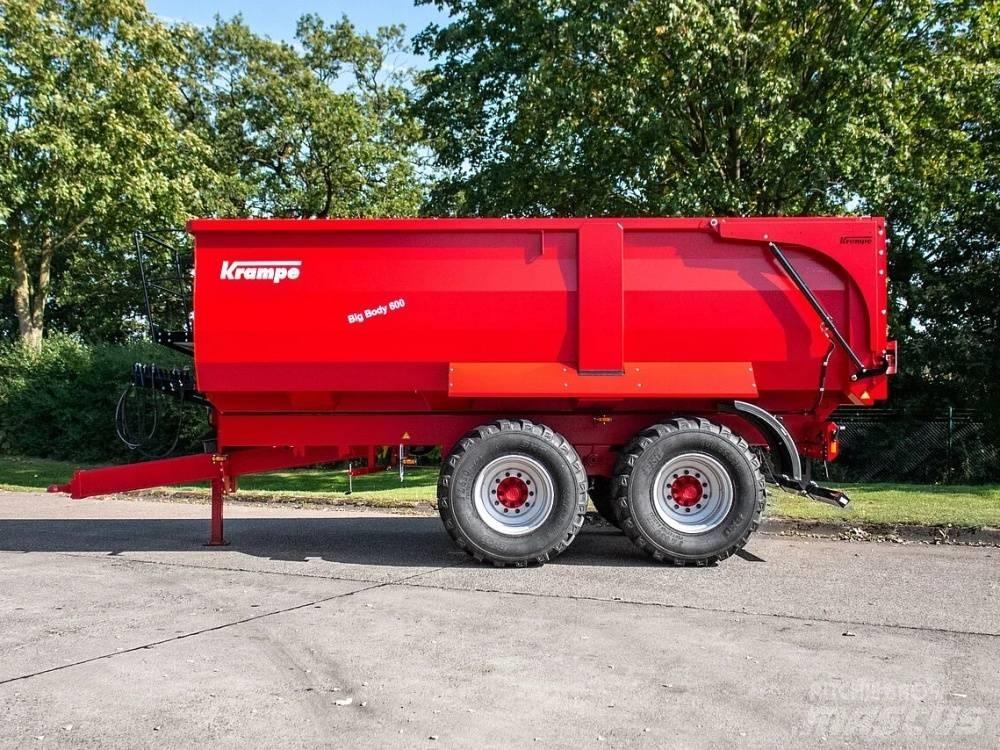 Krampe Big Body 600 مقطورات قلابة