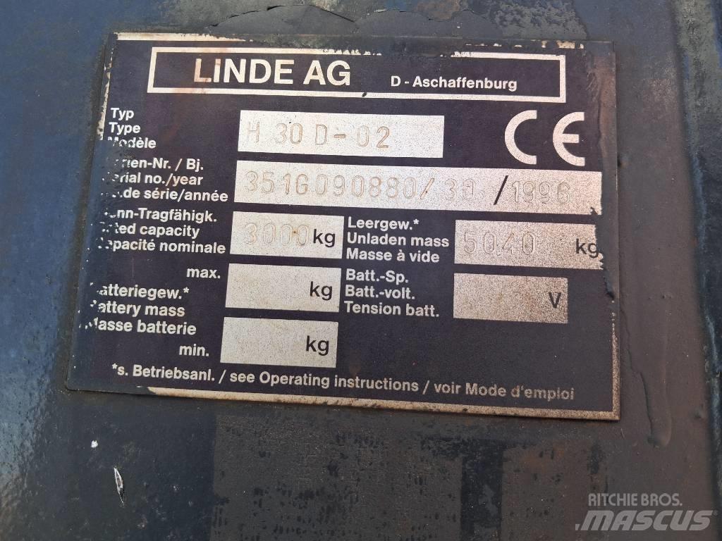 Linde H 30 D شاحنات الديزل