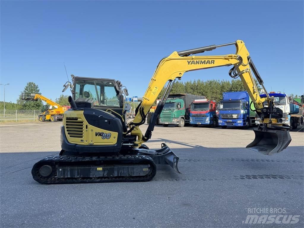 Yanmar Vio 80-1A حفارات وسط 7 طن - 12 طن