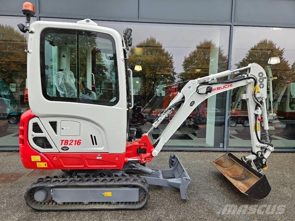 Takeuchi TB 216 حفارات صغيرة أقل من 7 طن (حفارات صغيرة)