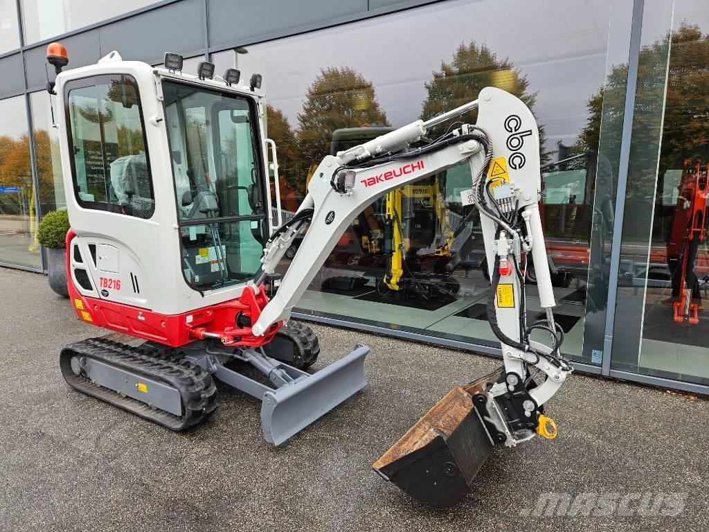 Takeuchi TB 216 حفارات صغيرة أقل من 7 طن (حفارات صغيرة)