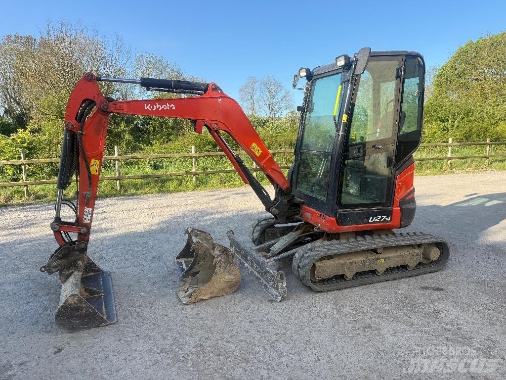 Kubota U 27-4 حفارات صغيرة أقل من 7 طن (حفارات صغيرة)