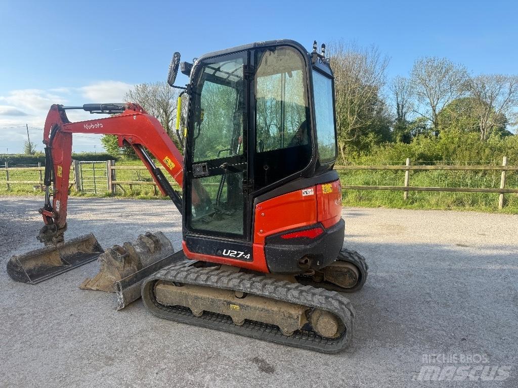 Kubota U 27-4 حفارات صغيرة أقل من 7 طن (حفارات صغيرة)