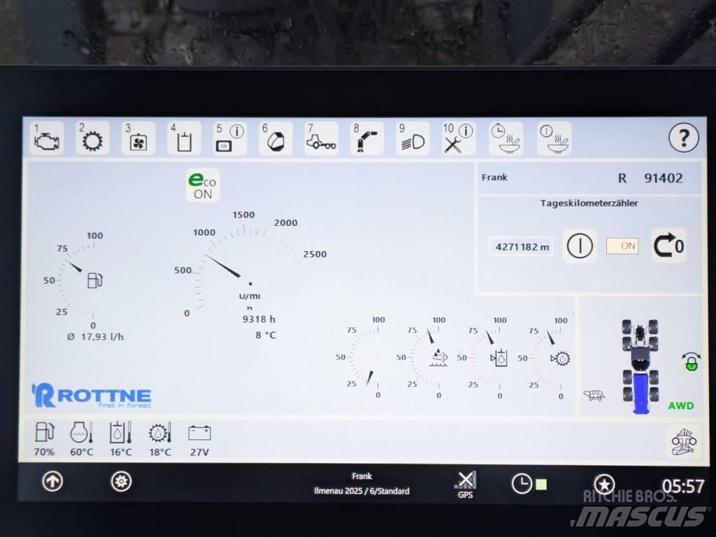 Rottne H21 SP 761 حصادات