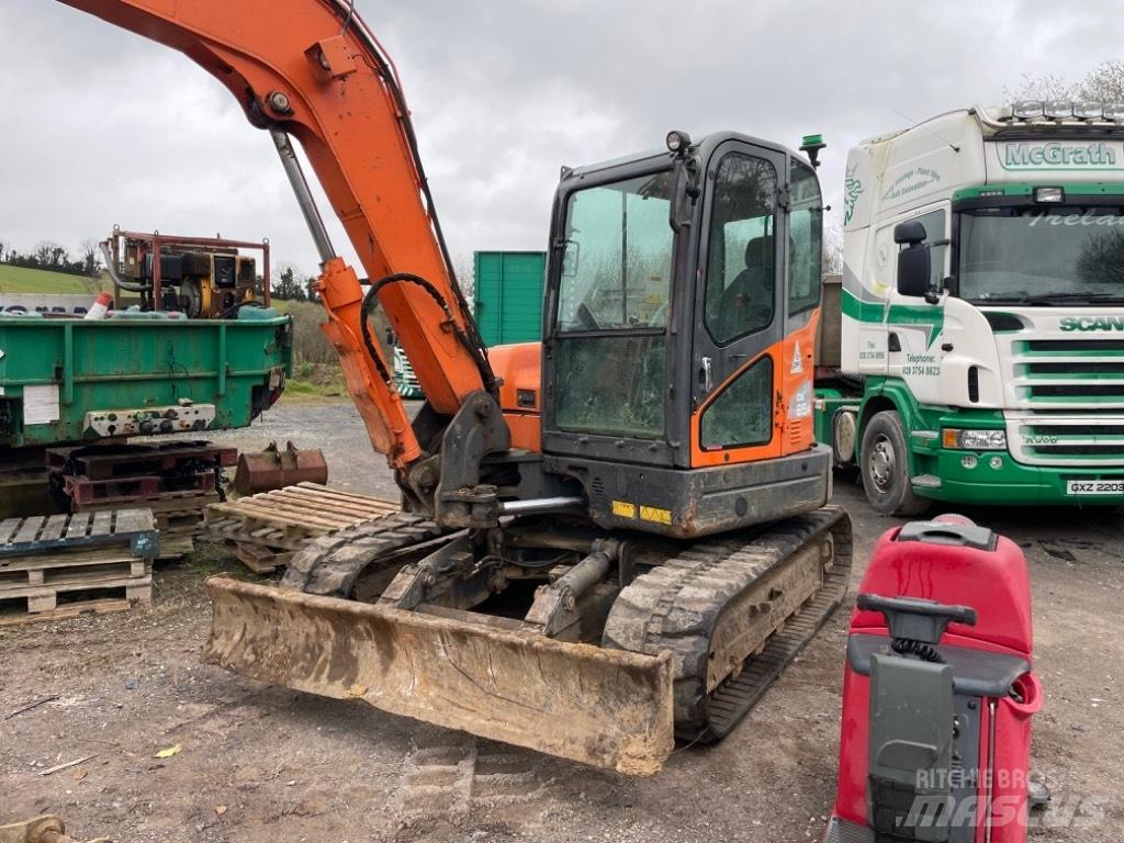 Doosan Dx85-3R حفارات وسط 7 طن - 12 طن