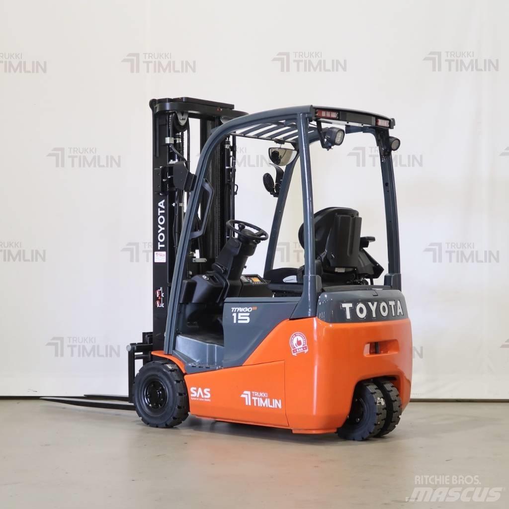 Toyota 8FBE15T شاحنات ذات رافعات شوكية تعمل بالكهرباء