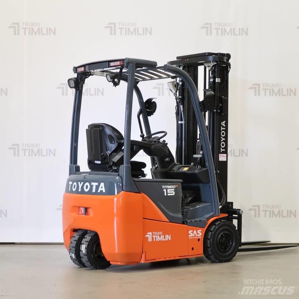 Toyota 8FBE15T شاحنات ذات رافعات شوكية تعمل بالكهرباء
